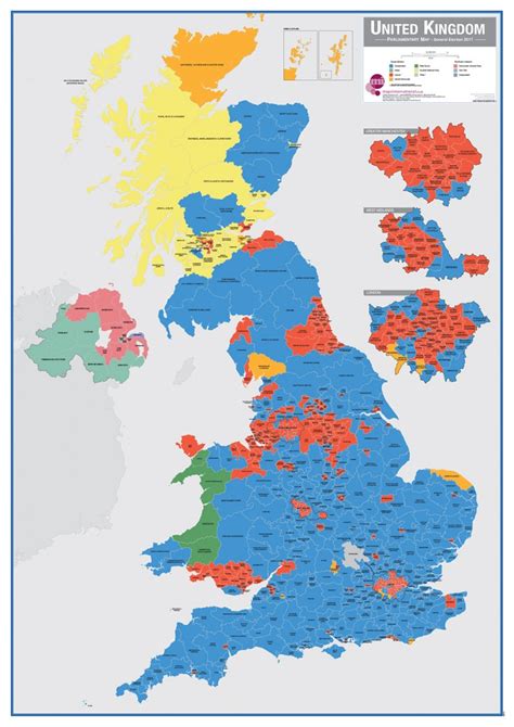 Parliamentary Constituency Maps updated to reflect GE 2017 Results ...