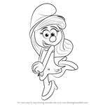 How To Draw Smurfwillow From Smurfs The Lost Village Printable Step