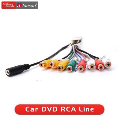 Buy Junsun Car Stereo Radio RCA Output Wire Aux In Adapter Cable Online