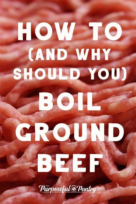 how long to boil hamburger meat