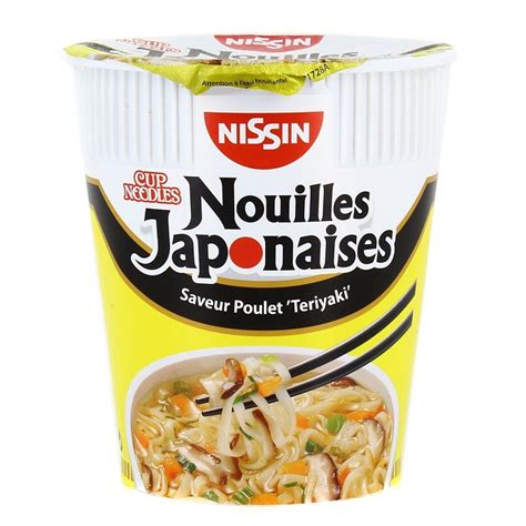 Nissin Soupe Nouilles Japonaises Poulet Teriyaki Pot De G