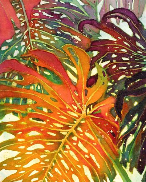 Palm Leaves Painting Palm Patterns 2 By Deborah Younglao Leaf Art