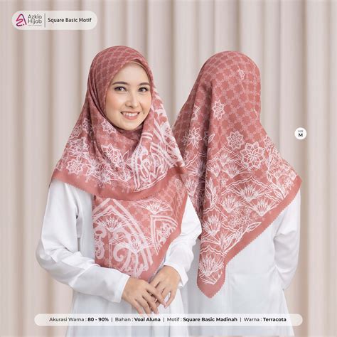 Square Basic Motif Songket Madinah Azkia Hijab Syar I And Fashionable