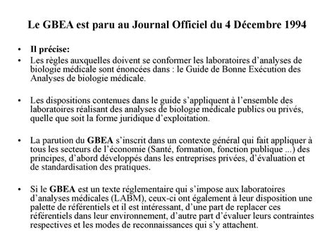 Le GBEA Comparé aux autres référentiels ppt télécharger