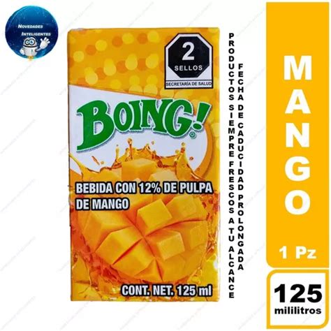 Boing Jugo Sabor Pulpa De Mango Fortificada 125 Ml