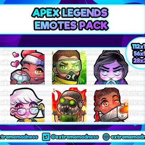 Loba Apex Legends Twitch Emotes - Etsy