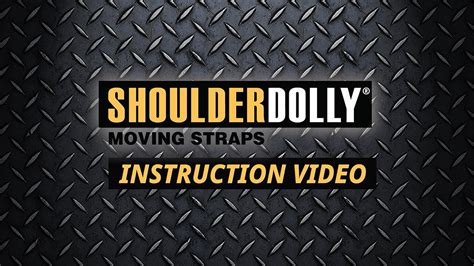 Shoulder Dolly Instruction Video How To Use ShoulderDolly Moving