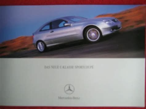 MERCEDES BENZ DAS Neue C Klasse Sportcoupe Ausg 08 00 EUR 1 00