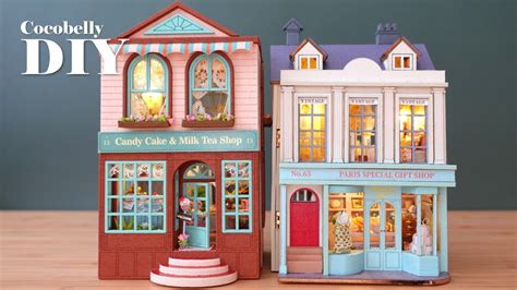 Dessert Shop Gift Shop Diy Miniature Dollhouse Crafts Relaxing