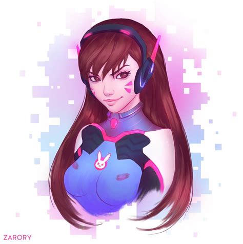 Фото D Va Hana Song Ханна Сон из игры Overwatch Дозор By Zarory