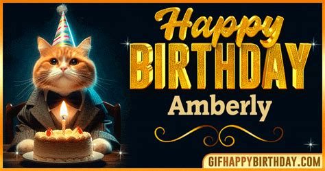 Happy Birthday Amberly GIF Images