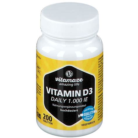 Vitamaze Vitamin D I E Hochdosiert St Shop Apotheke