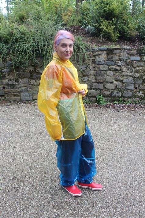 Pin On Woman In Rainwear