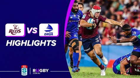 2022 Super Rugby Pacific Round 4 Queensland Reds V Fijian Drua Youtube