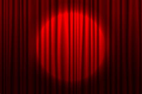 Behind Stage Curtains Background