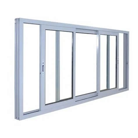 Toughened Glass Track Upvc Sliding Window At Rs Sq Ft In