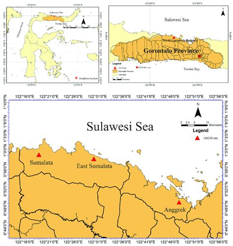 Artisanal And Small Scale Gold Mining Asgm Sites In North Gorontalo