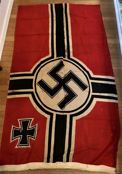 WWII German NSDAP (Nazi) National War Flag (Reichskriegsflagge)