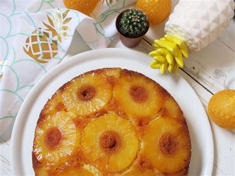 Recette de gâteau à l ananas caramélisé avec une pointe de vanille