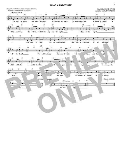 Black And White Lead Sheet Fake Book Print Sheet Music Now