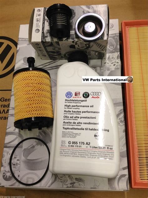 Vw Golf Mk5 R32 Service Kit Haldex Oil Filter Haldex Oil Engine Air