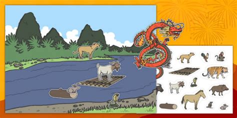 Chinese New Year Animal Sequencing Activity Teacher Made