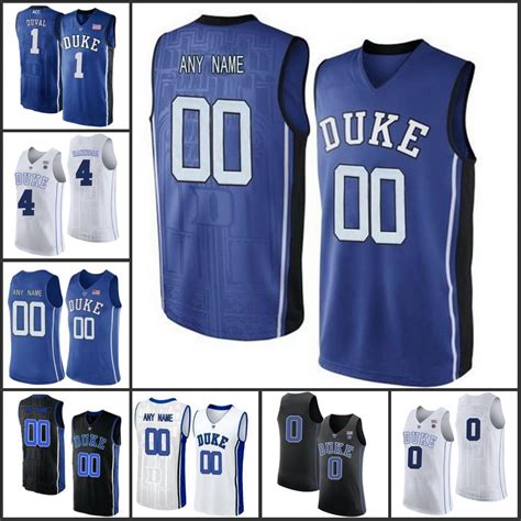 2019 Custom Ncaa Men Duke Blue Devils College Basketball Jerseys Any