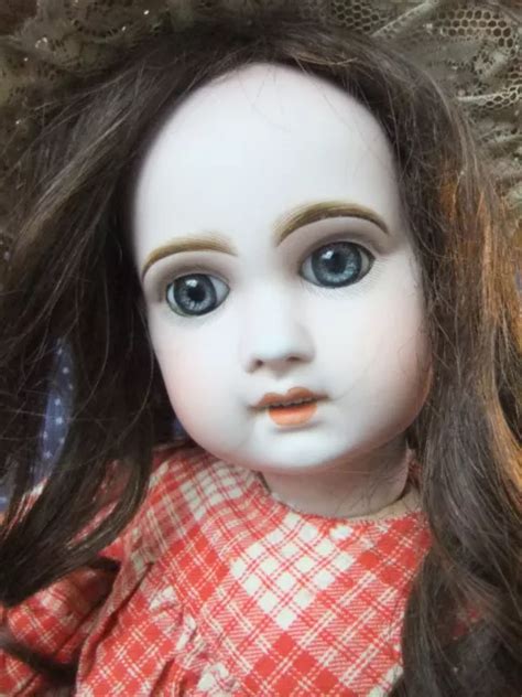 Bebe Jumeau T Poupee Ancienne Tete Porcelaine Yeux Fixes Sulfure Cm