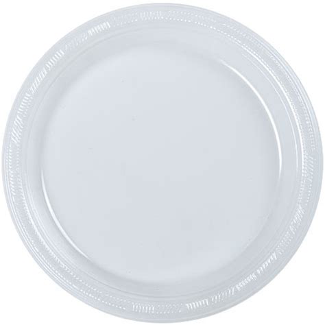 Clear Plastic Plates - Disposable Plasticware in Bulk 6" - 10"