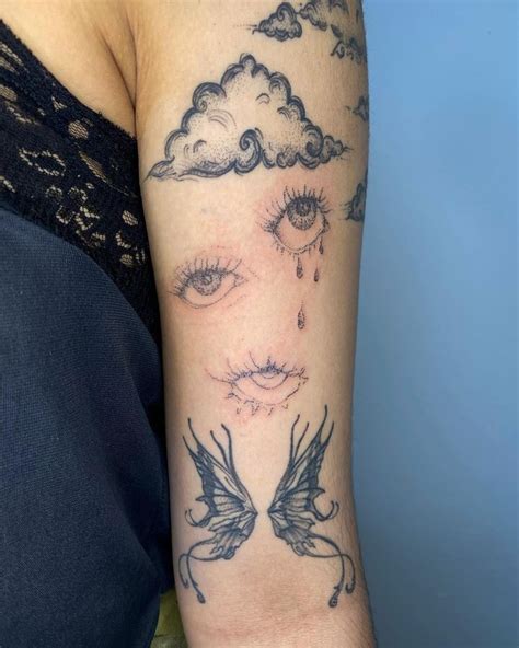 Handpoke Tattoos By Emmy On Instagram Some Eye Fillers For Jaz