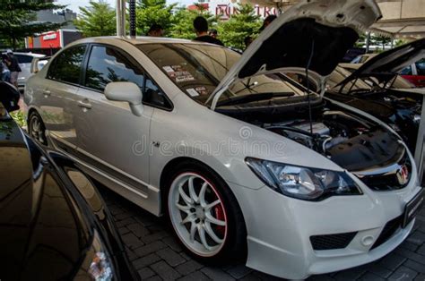 Modified Honda Civic Type R FD2 Sedan in a Car Meet Editorial Photography - Image of bumper ...