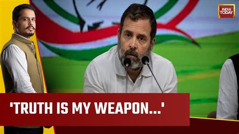 Rahul Gandhis First Reaction After Bail This Is A Fight To Save