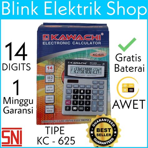 Jual KALKULATOR ELEKTRONIK KAWACHI KX 868L MURAH Shopee Indonesia