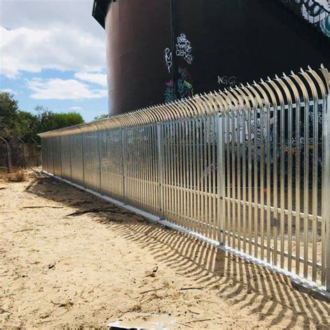 Steel D And W Pale Galvanized Metal Palisade Fencing China Metal