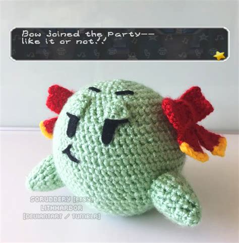 Paper Mario Lady Bow Amigurumi By Lithharbor On Deviantart