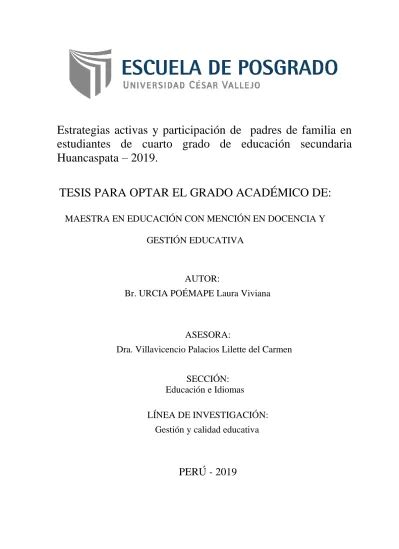 Justificación TESIS PARA OPTAR EL GRADO ACADÉMICO DE