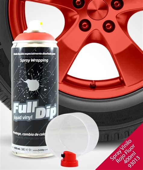 Spray Vinilo Fluorescente Rojo