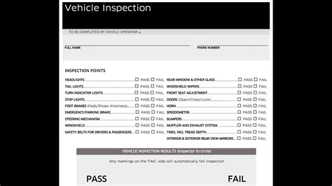 Uber And Lyft Inspection Forms Link To Forms Below YouTube