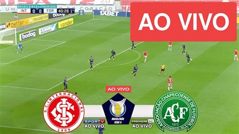 Internacional X Chapecoense Ao Vivo Com Imagens Jogo De Hoje