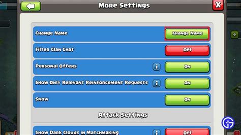 How To Change Your Name In Clash Of Clans Gamer Tweak