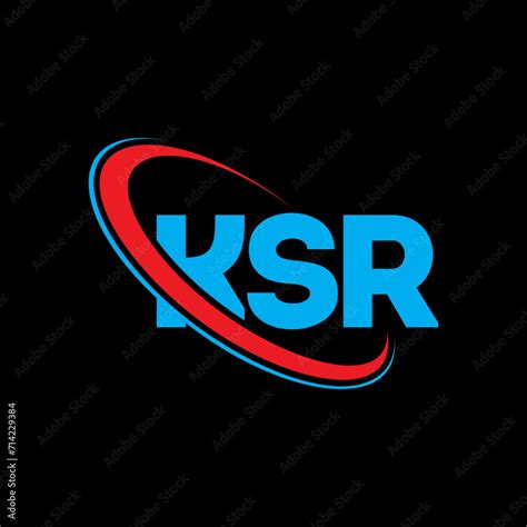 KSR logo. KSR letter. KSR letter logo design. Initials KSR logo linked ...