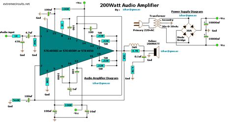 Amplifier Circuit Diagram W