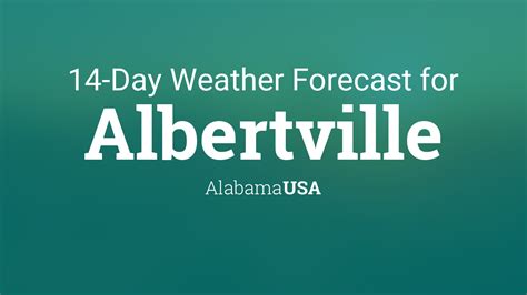 Albertville, Alabama, USA 14 day weather forecast