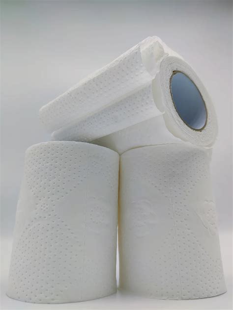 Embossed Virgin Bamboo Pulp Tissue Paper Cheap Toilet Paper Custom Soft