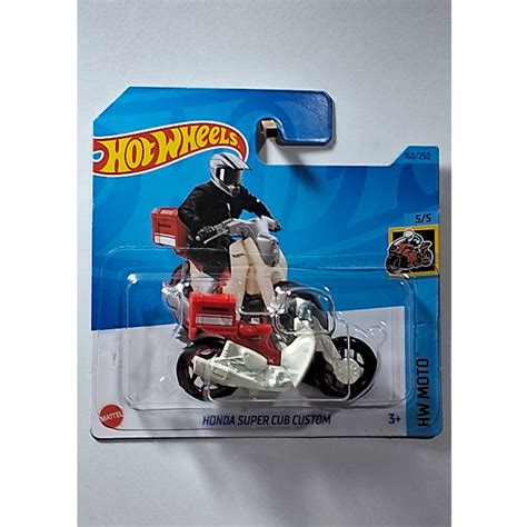 Hot Wheels Honda Super Cub Custom Shopee Brasil