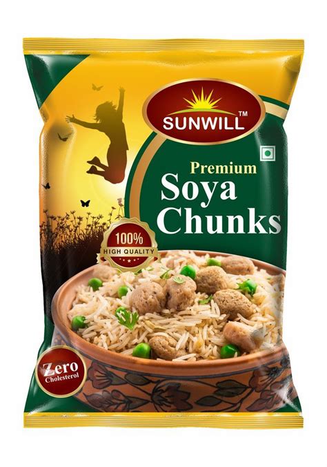 Packaging Designs For Soya Chunks