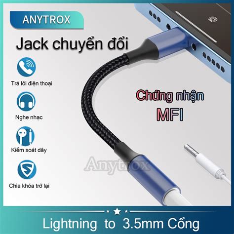 Mua Anytrox jack chuyển đổi có mic sạc nhanh sạc thành chân tai nghe 3