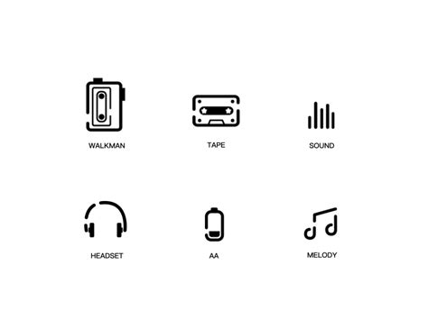 Nostalgic Music Icons Animation By Magic Chen On Dribbble