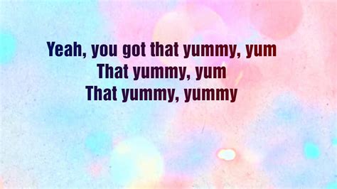 Justin Bieber - YUMMY (LYRICS) - YouTube