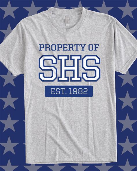 Property Of Shs Est 1982 Varsity School Athletics Custom Shirt